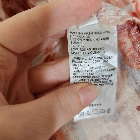 Free People I Found You Floral Top XS - Picture 6 of 7